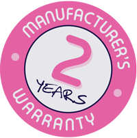 2 Year Manufacturers Warranty