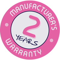 2 Year Manufacturers Warranty