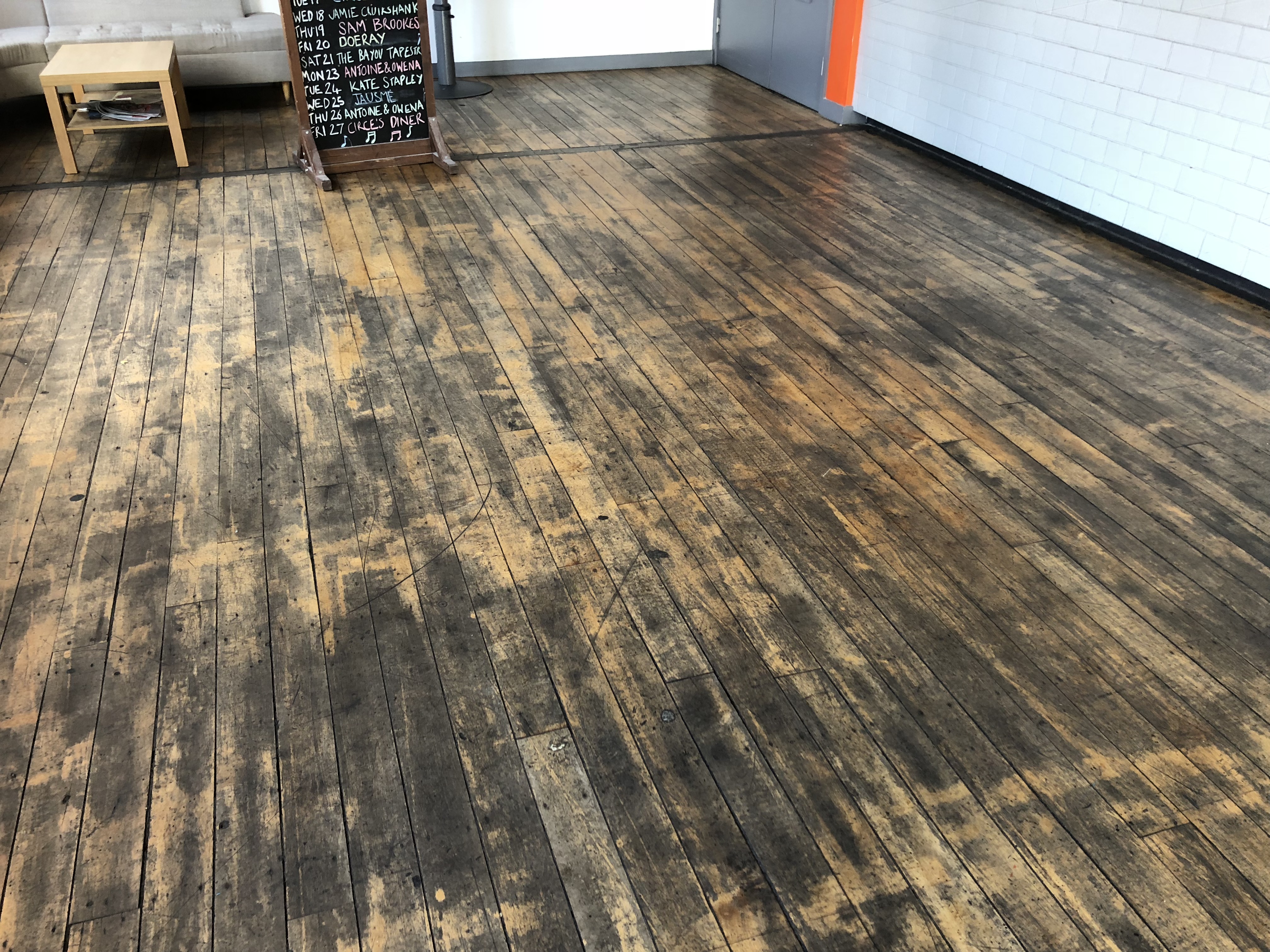 Maple floor sanding in Bristol