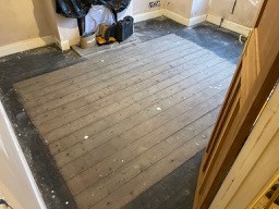 Pine floor sanding