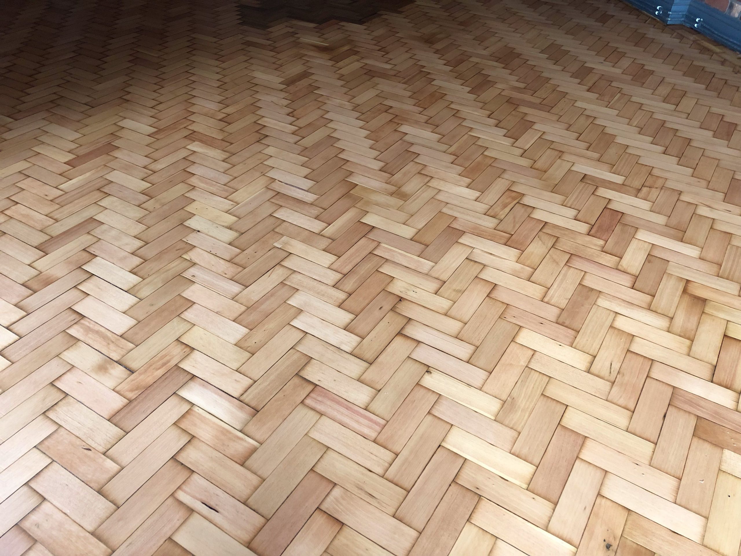 Pitch pine floor sanding